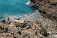 加那利群岛阿拉杰罗地区的废弃建筑免费库存照片