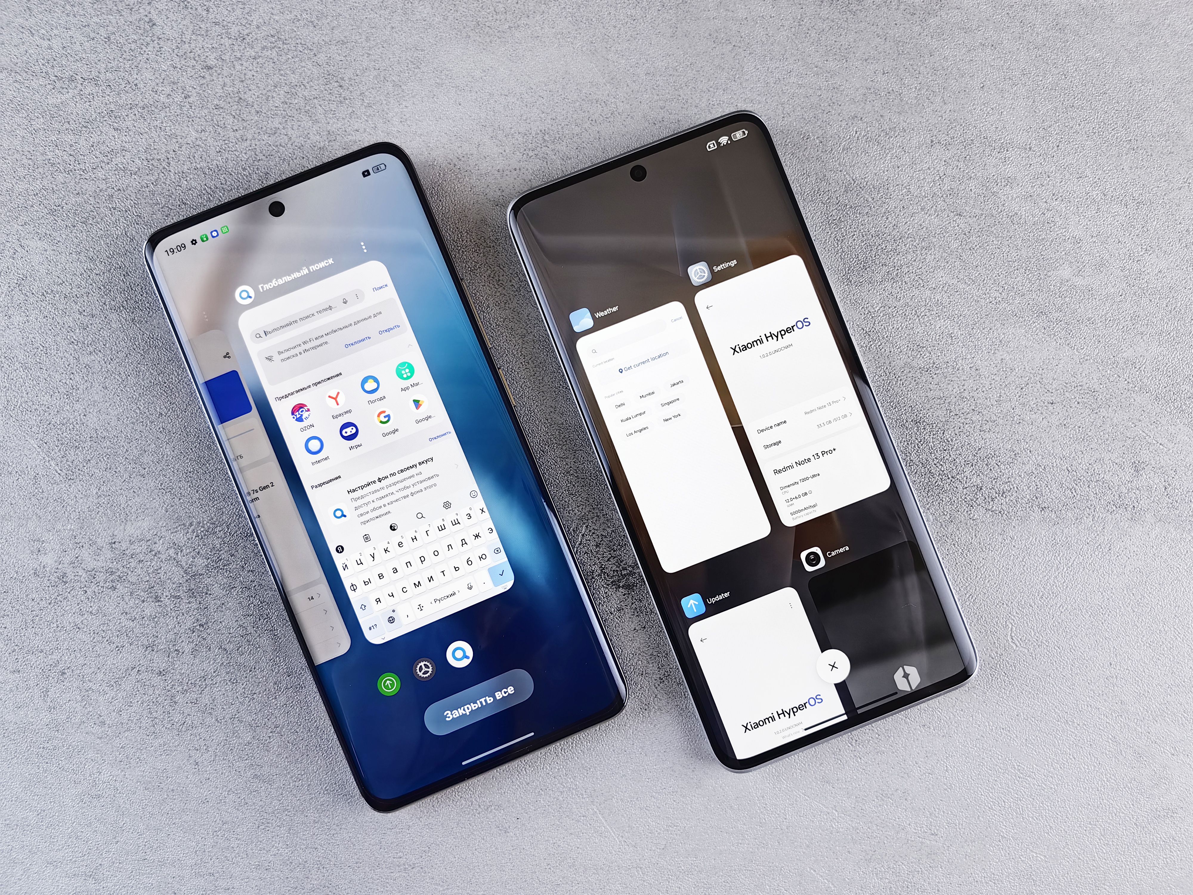 Comparative Display of Two Modern Smartphones · Free Stock Photo