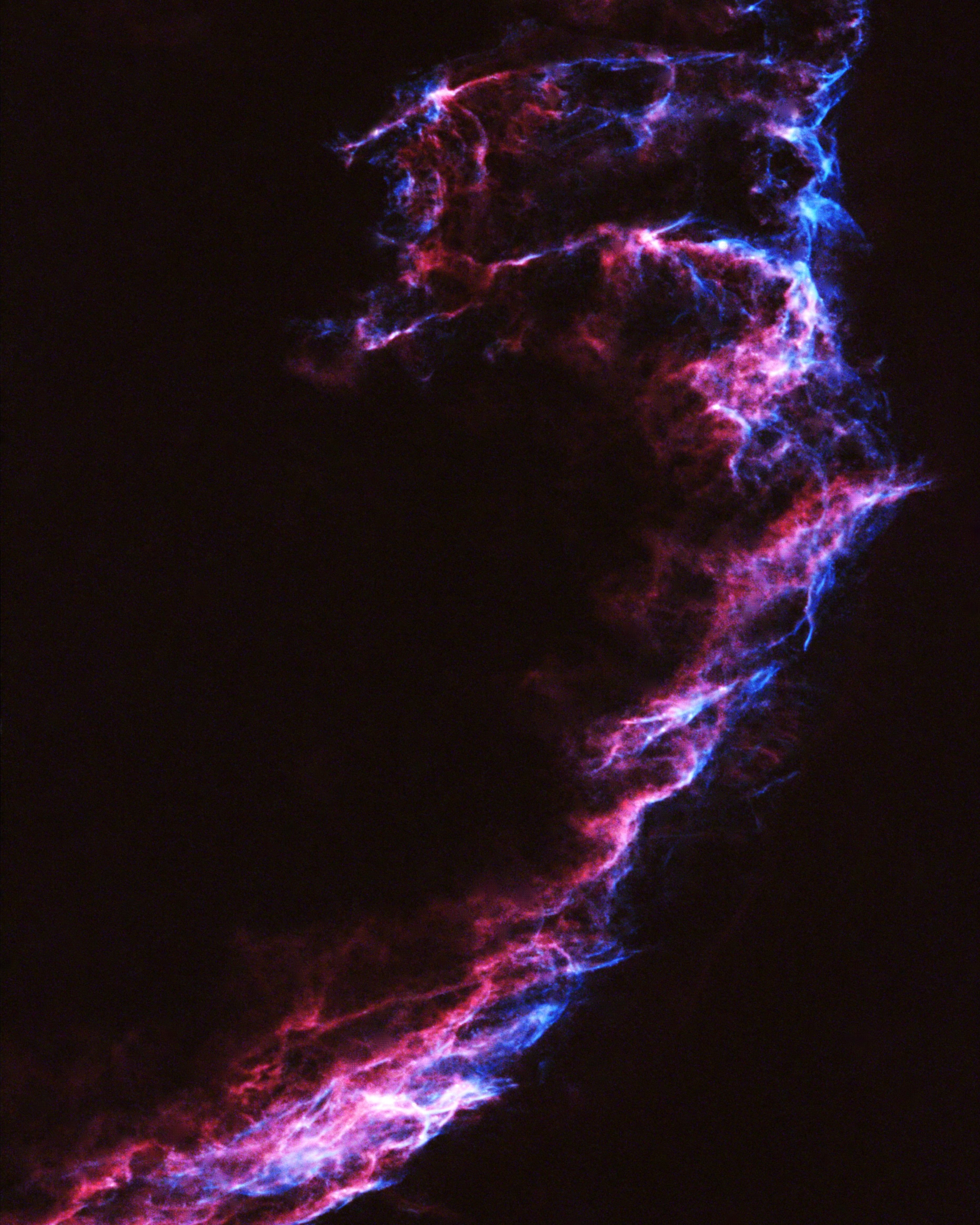 Deep-space nebula cloud with scattered stars