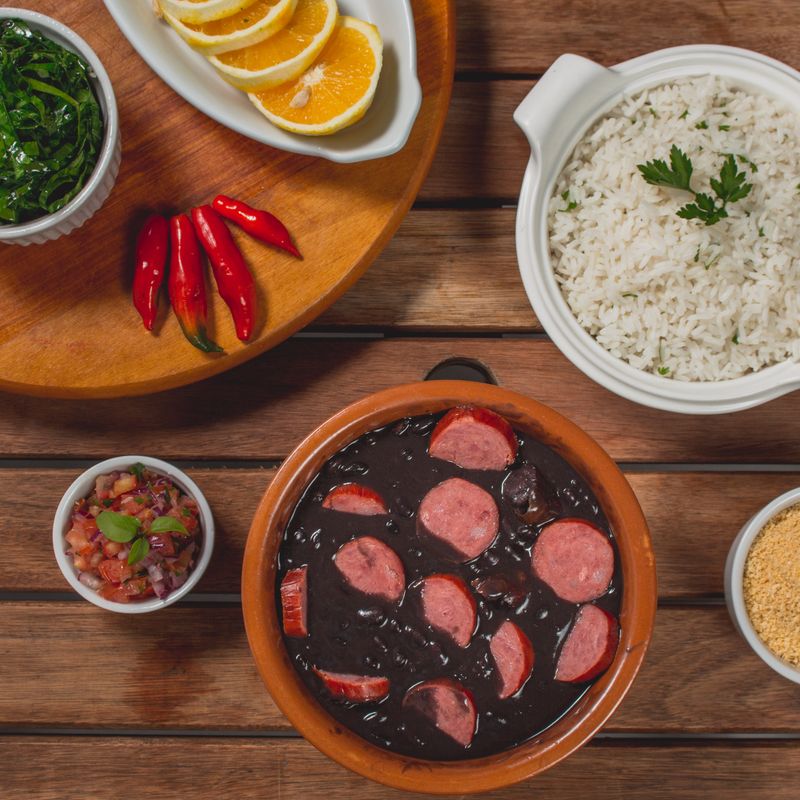 Brazilian Feijoada Bean Burgers
