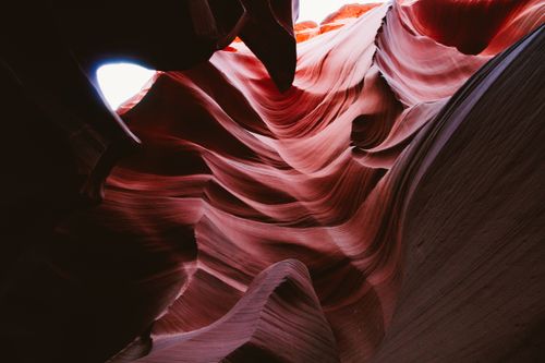 Free Explore the mesmerizing natural formations of sandstone in Antelope Canyon. Stock Photo