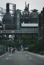 Industrial Urban Scene in Beijing, China