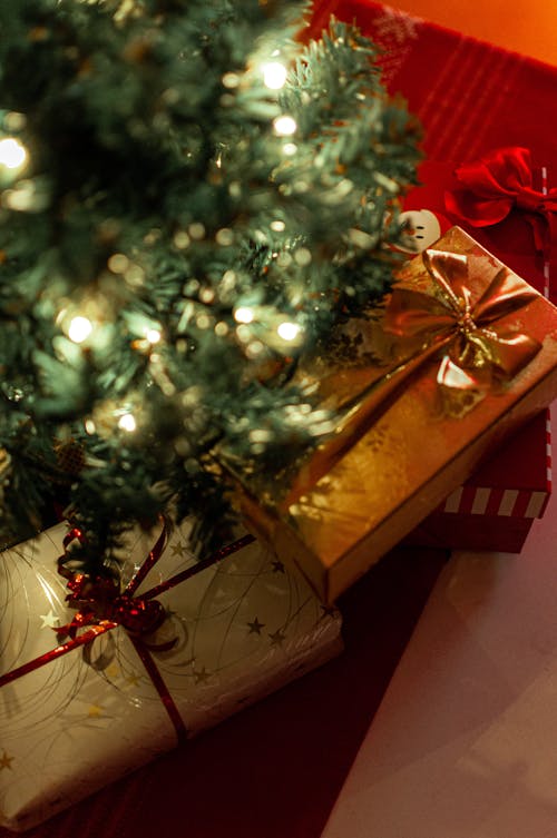 Foto d'estoc gratuïta de arbre de Nadal, celebració, il·luminat