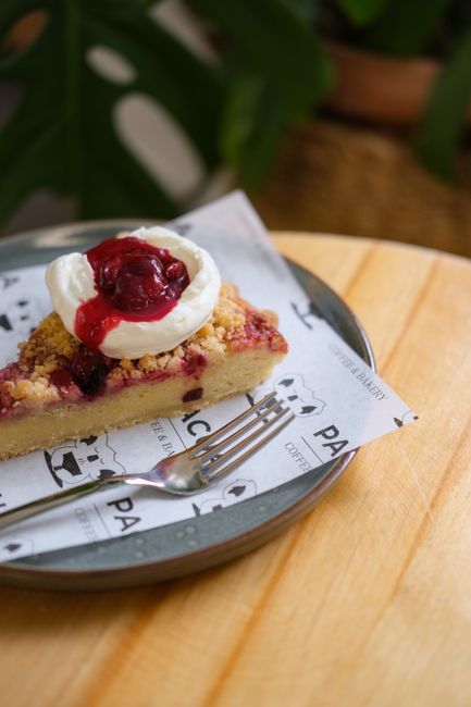 A double-crust cherry pie with a tart-sweet filling, best made with fresh or frozen sour cherries.