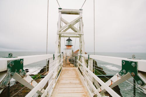 Gratis stockfoto met brug, hangende brug