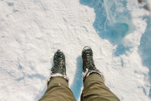 Free stock photo of boots, cold, snow
