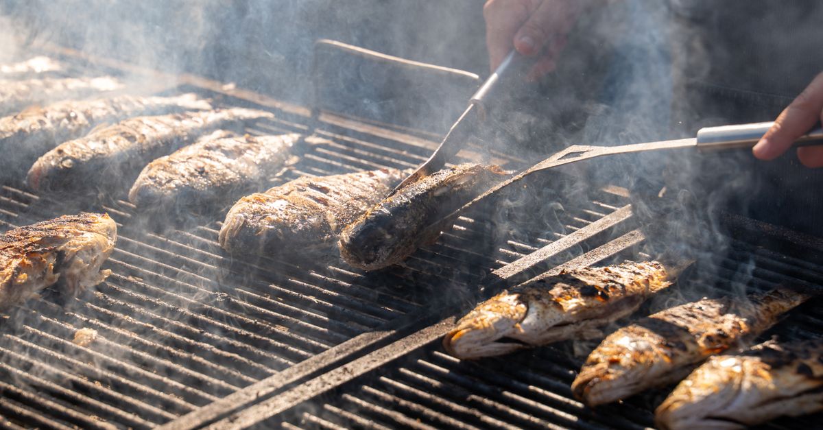 grilled fish, Croatia