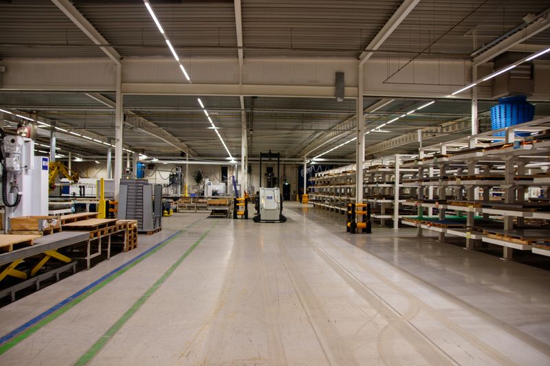 Large industrial warehouse facility