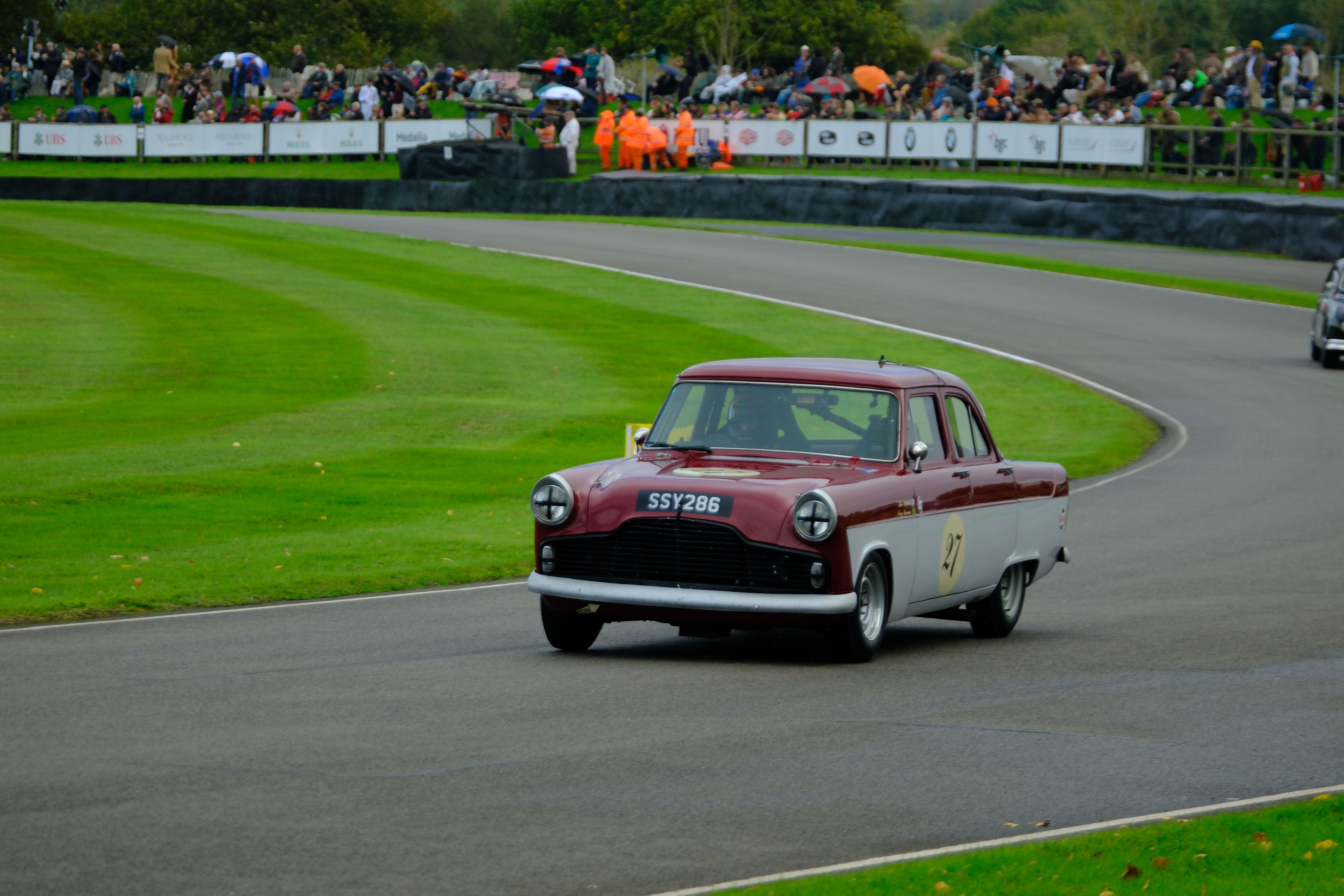 Classic Vintage Car Racing at Goodwood Circuit · Free Stock Photo
