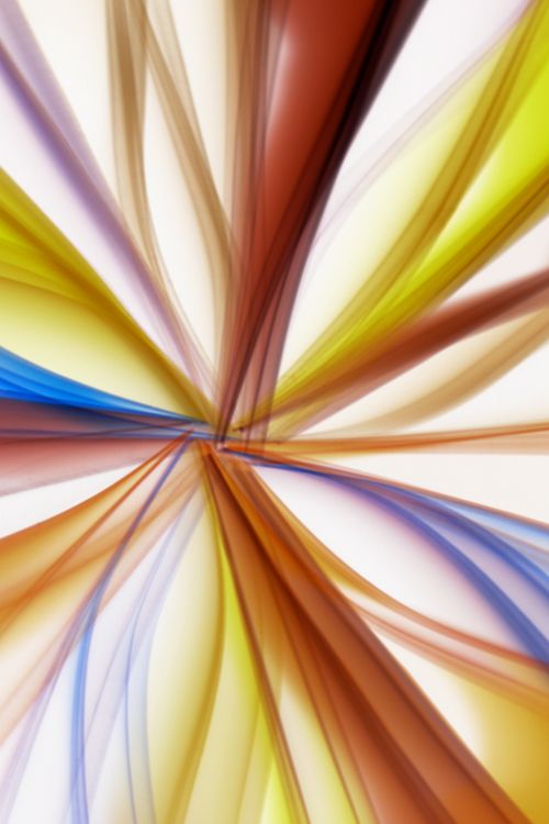 Free Dynamic abstract artwork featuring colorful swirls and lines in an artistic pattern. Stock Photo
