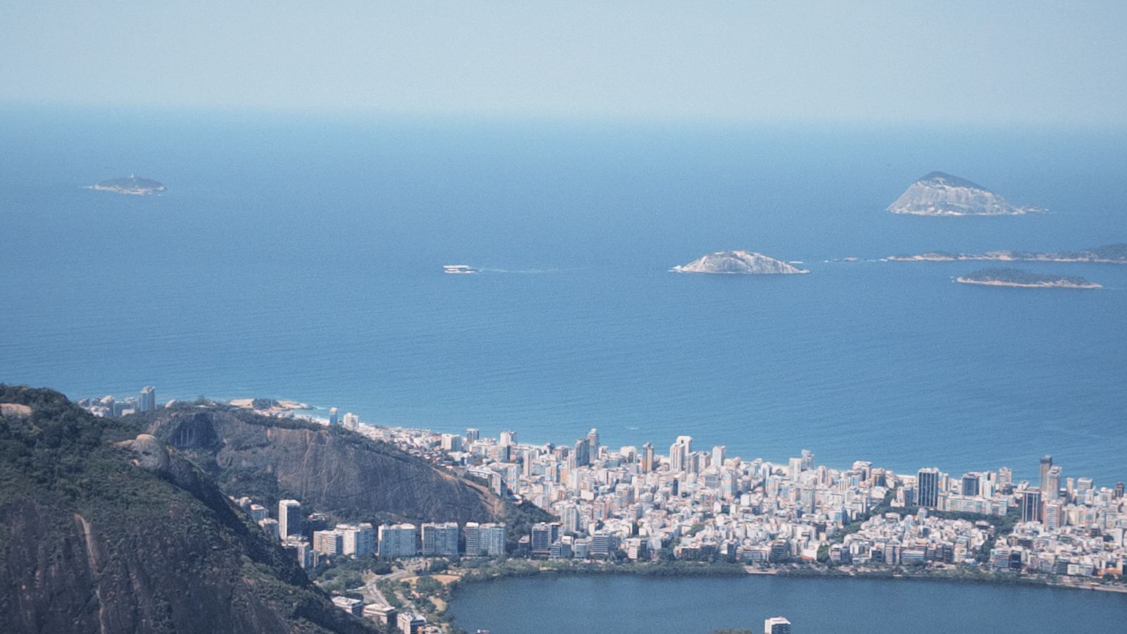 Paisagem do Rio de Janeiro, no Brasil.