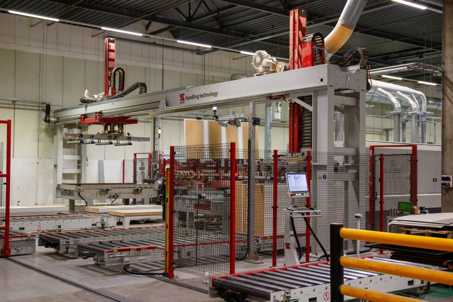 Robotic arm in a modern manufacturing facility