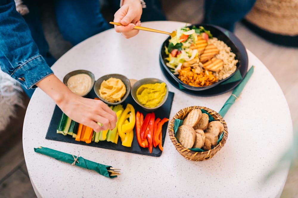 Ghostly Carrot Hummus