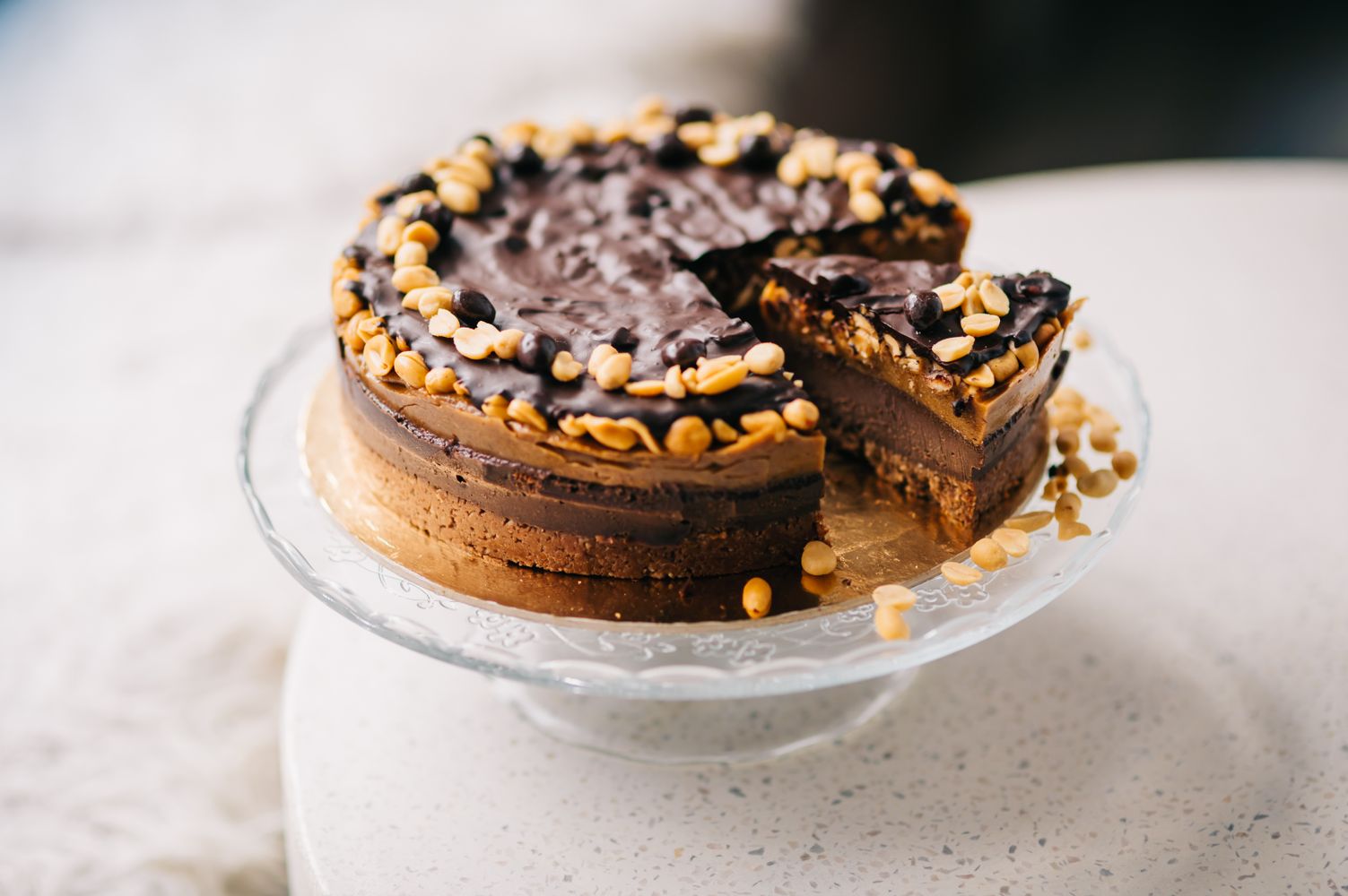 Rustic Pecan Pie with Toasted Almonds