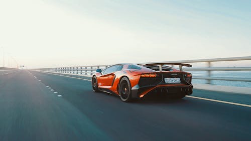 Δωρεάν στοκ φωτογραφιών με Lamborghini, αγωνιστικό αυτοκίνητο, άσφαλτος