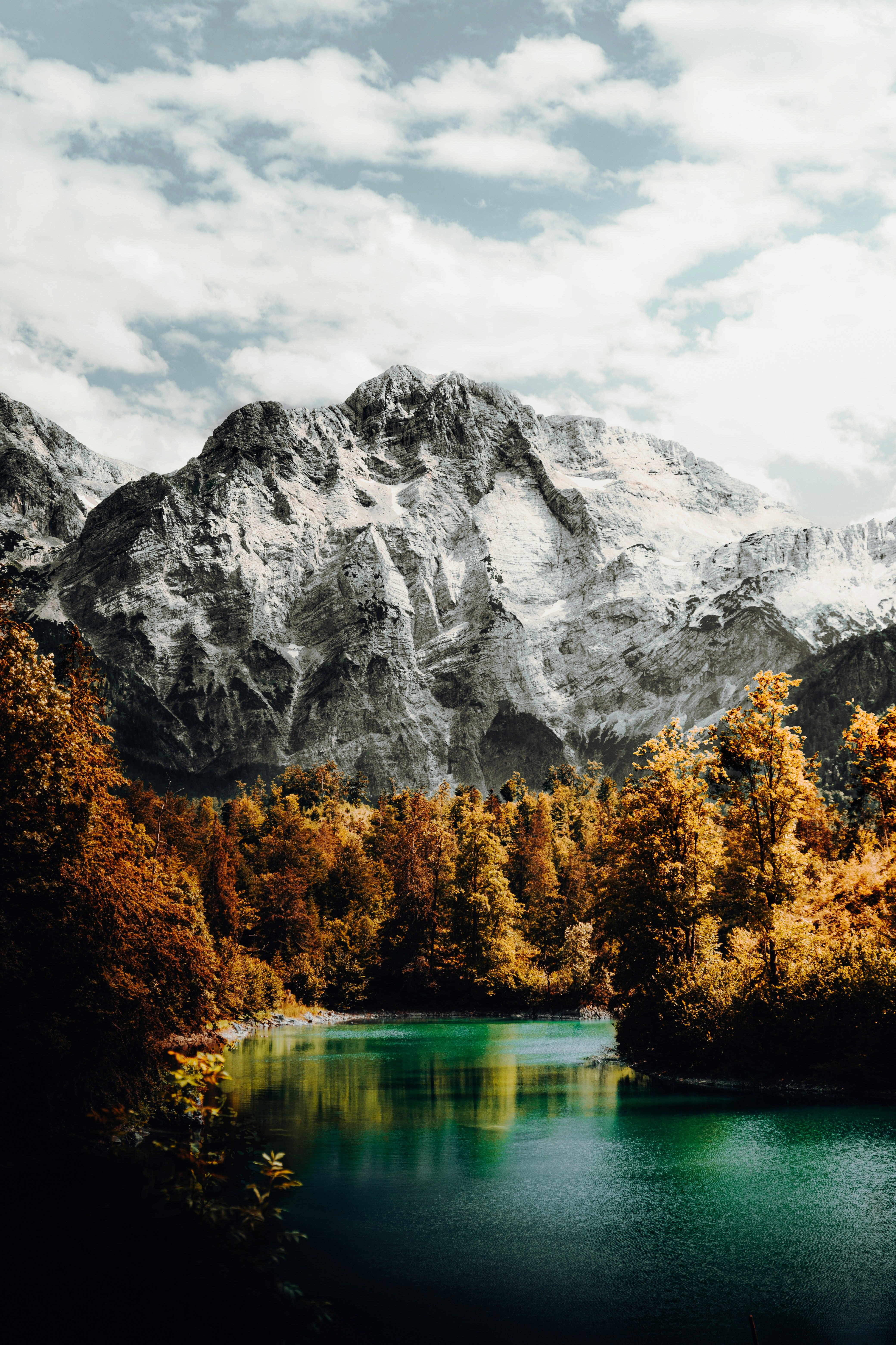 Stunning Alpine Landscape with Autumn Colors · Free Stock Photo