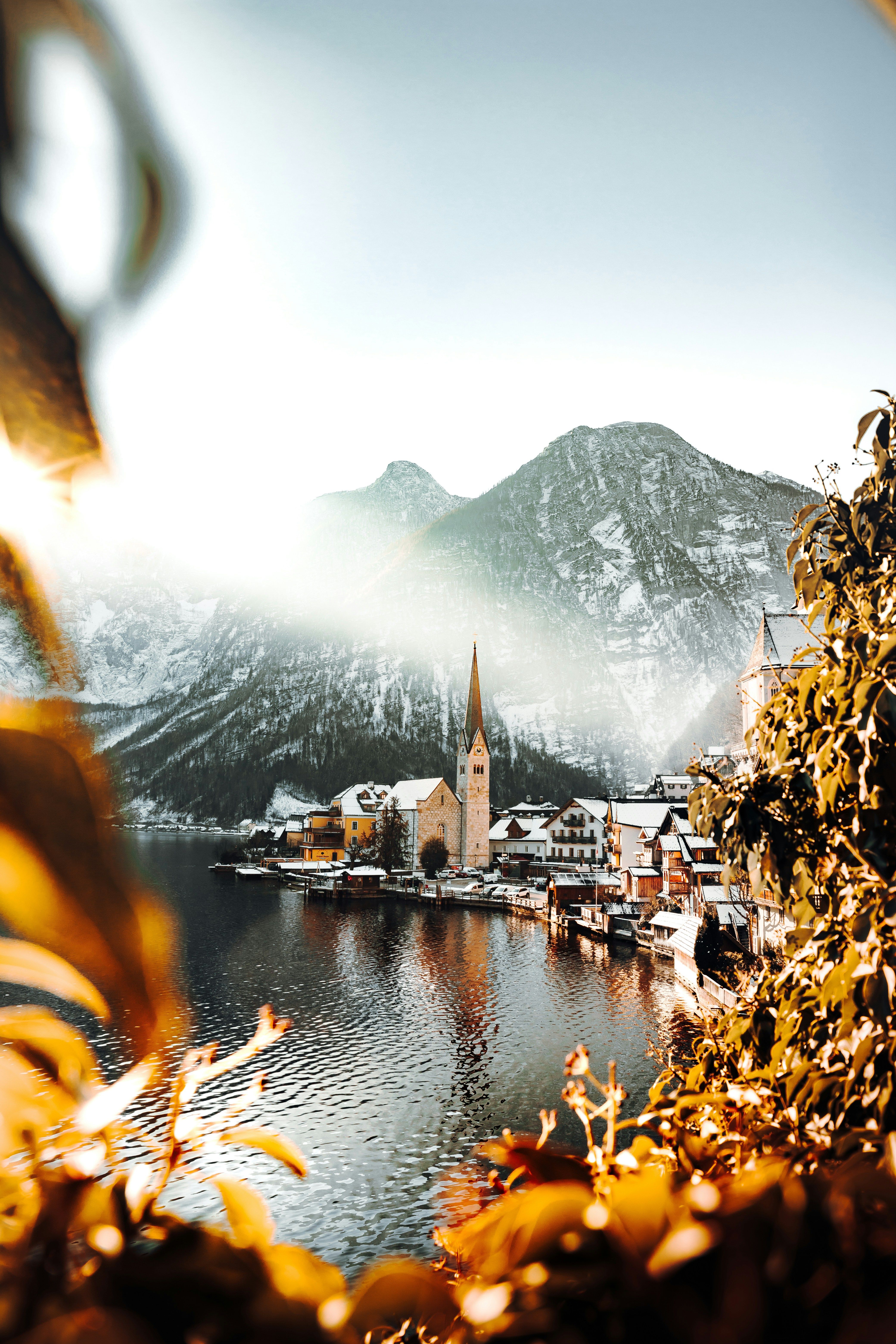 Scenic Winter View of Hallstatt, Austria · Free Stock Photo