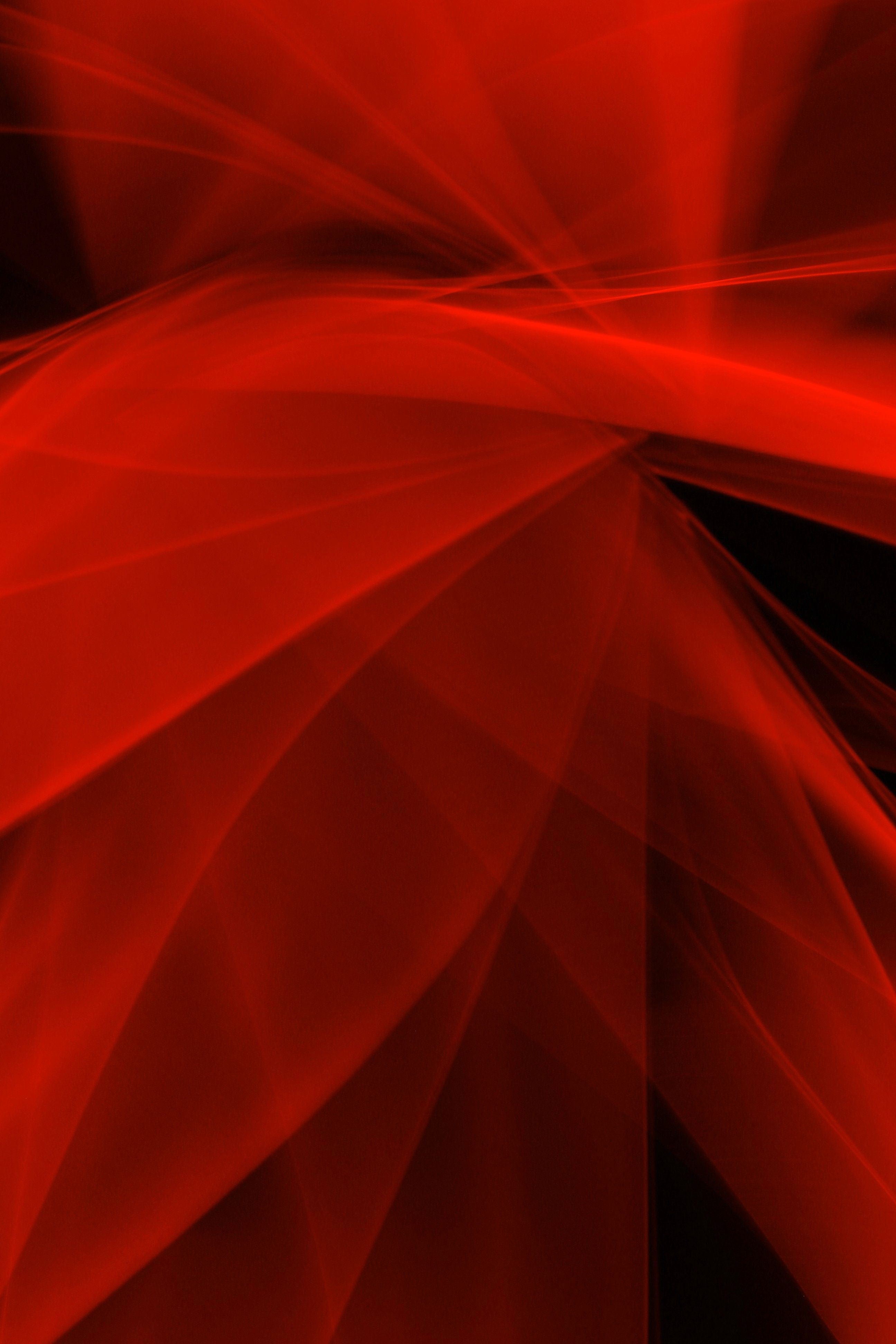 Dynamic Abstract Red Light Waves Art · Free Stock Photo