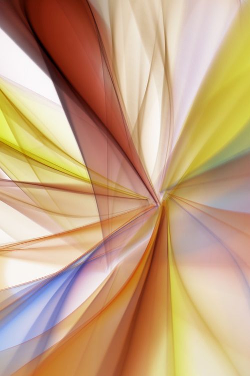 Free Dynamic fluid motion of colorful light streaks creating an abstract pattern. Stock Photo