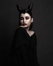 Photo of Woman Wearing Maleficent Costume
