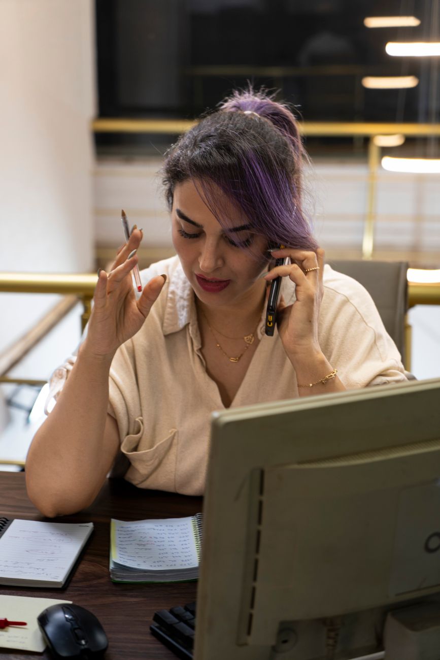 Cadeira de escritório Flexform — espaço corporativo