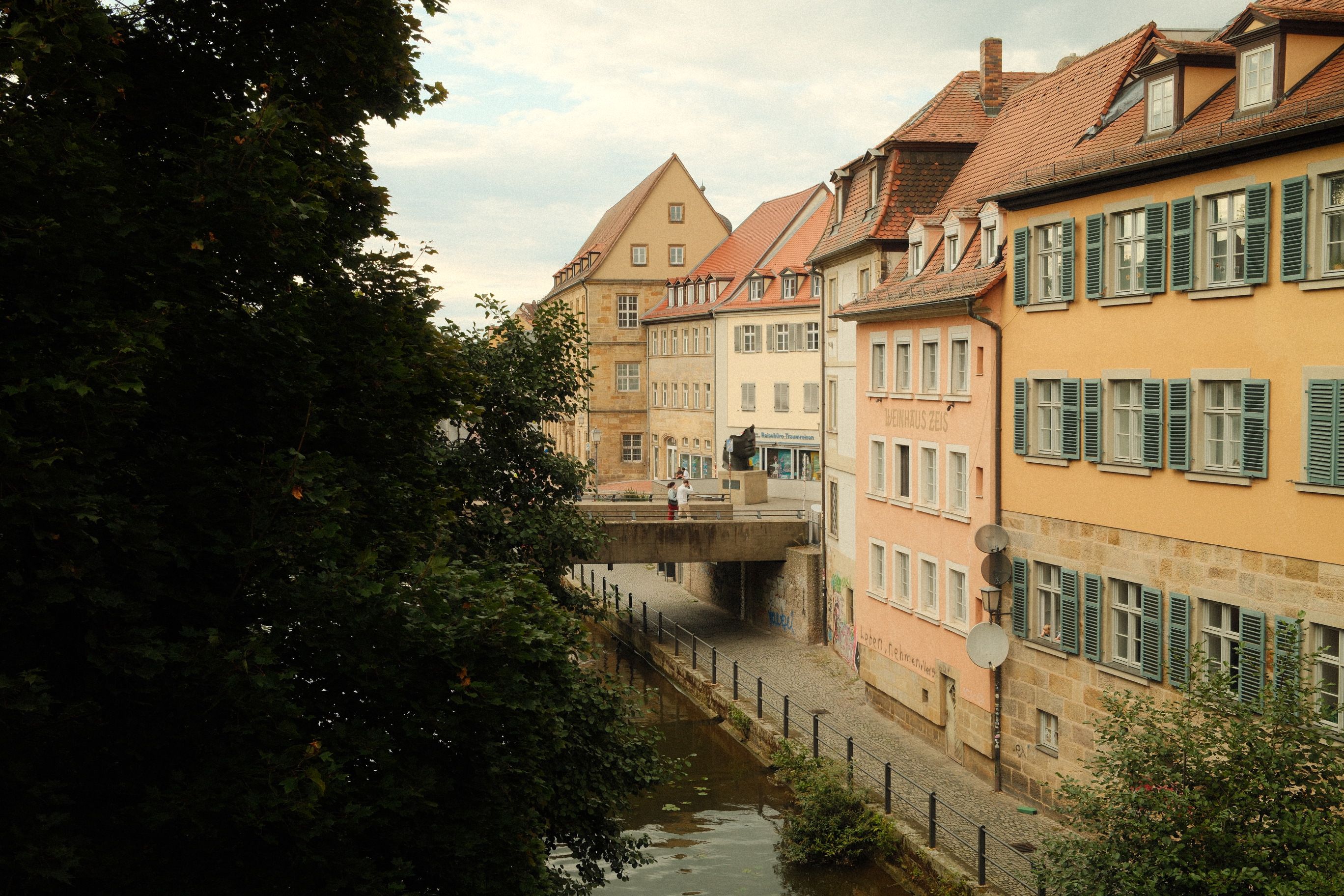 Charming Riverside Architecture in European Town · Free Stock Photo