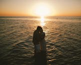 海滩上的模糊照片，免费库存