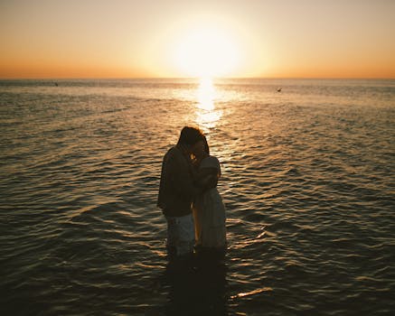 海滩上的模糊照片，免费库存