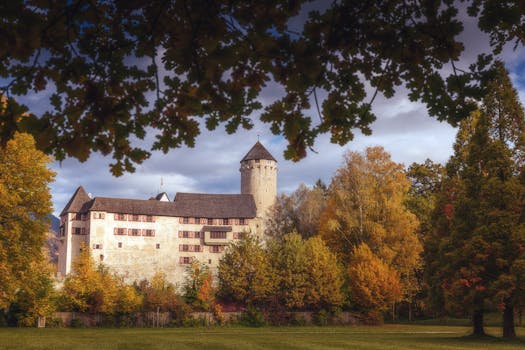 赫布斯特河畔城堡位于苏格兰的赫布里底群岛