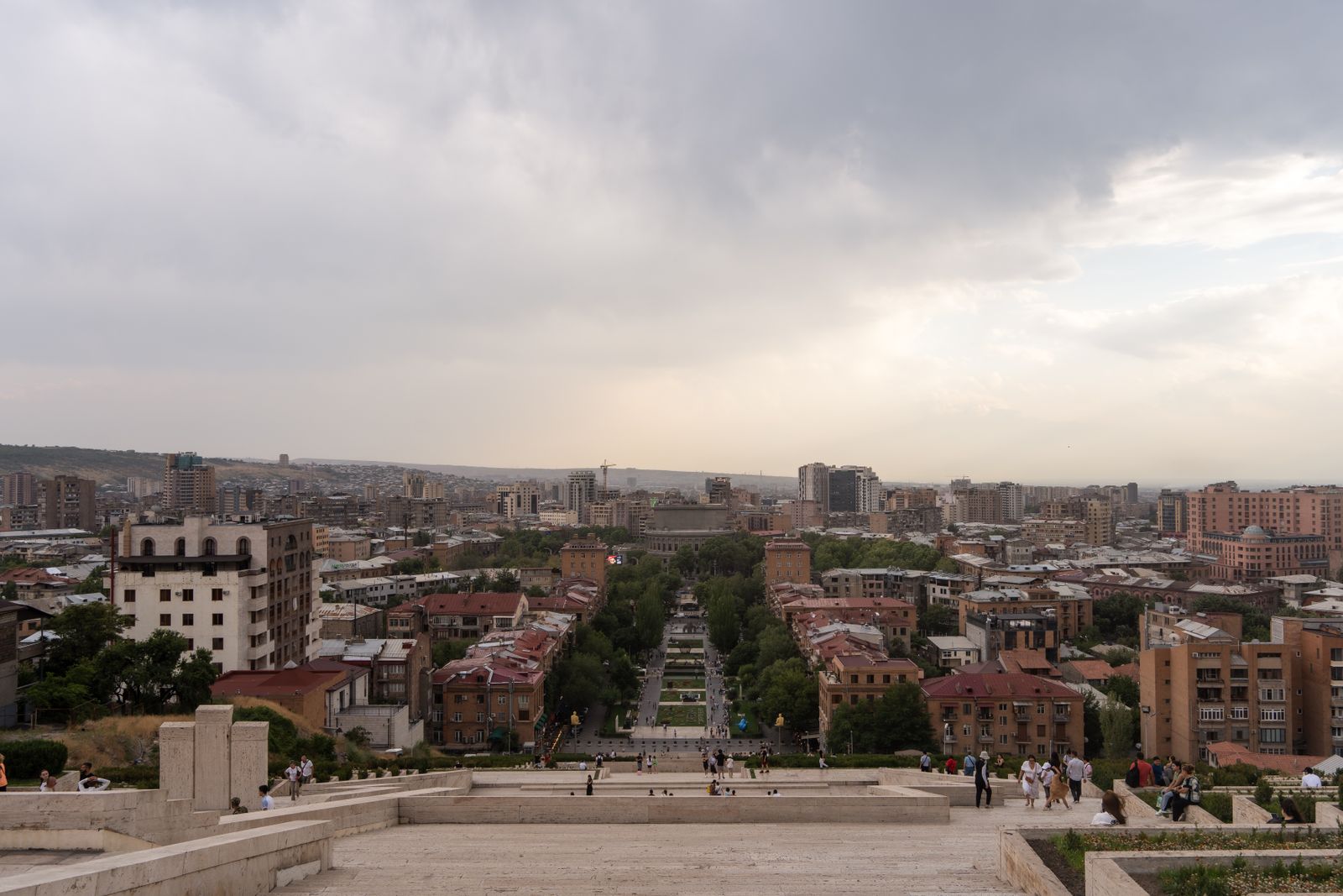 Yerevan from the Cascade