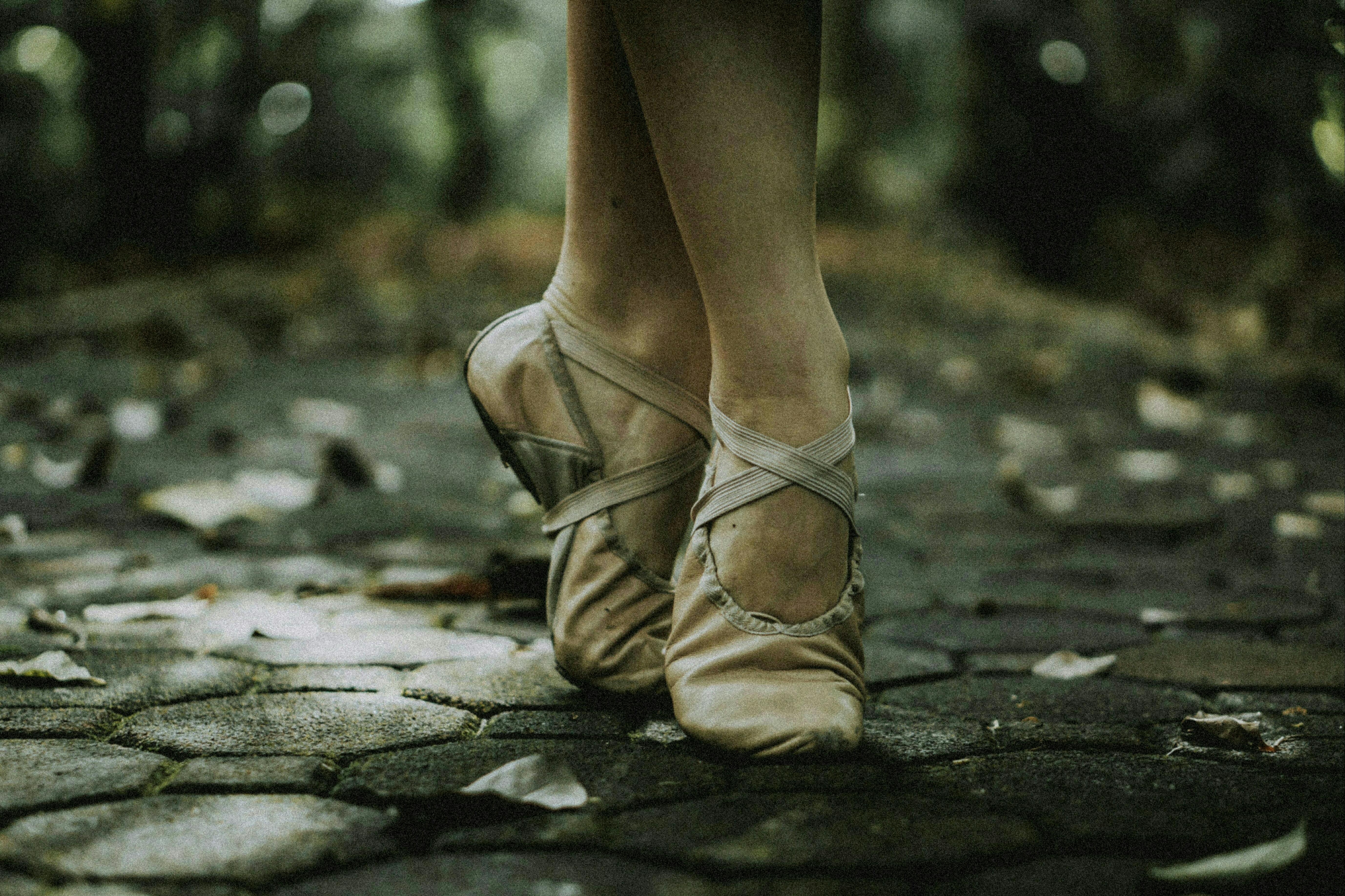 Person Wearing Ballet Shoes · Free Stock Photo