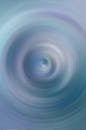 Abstract Blue Swirl Design with Concentric Circles