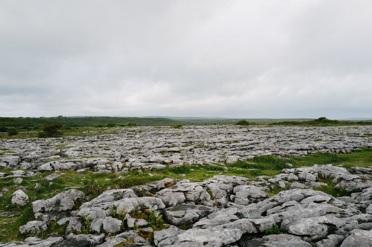 The limestone karst of the Burren