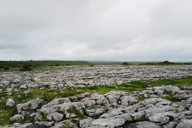 The limestone karst of the Burren