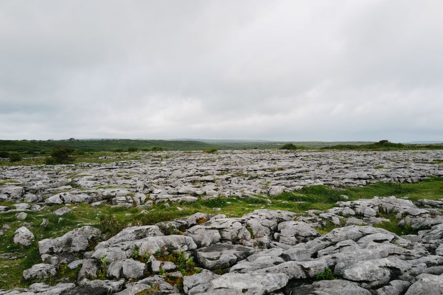 The limestone karst of the Burren