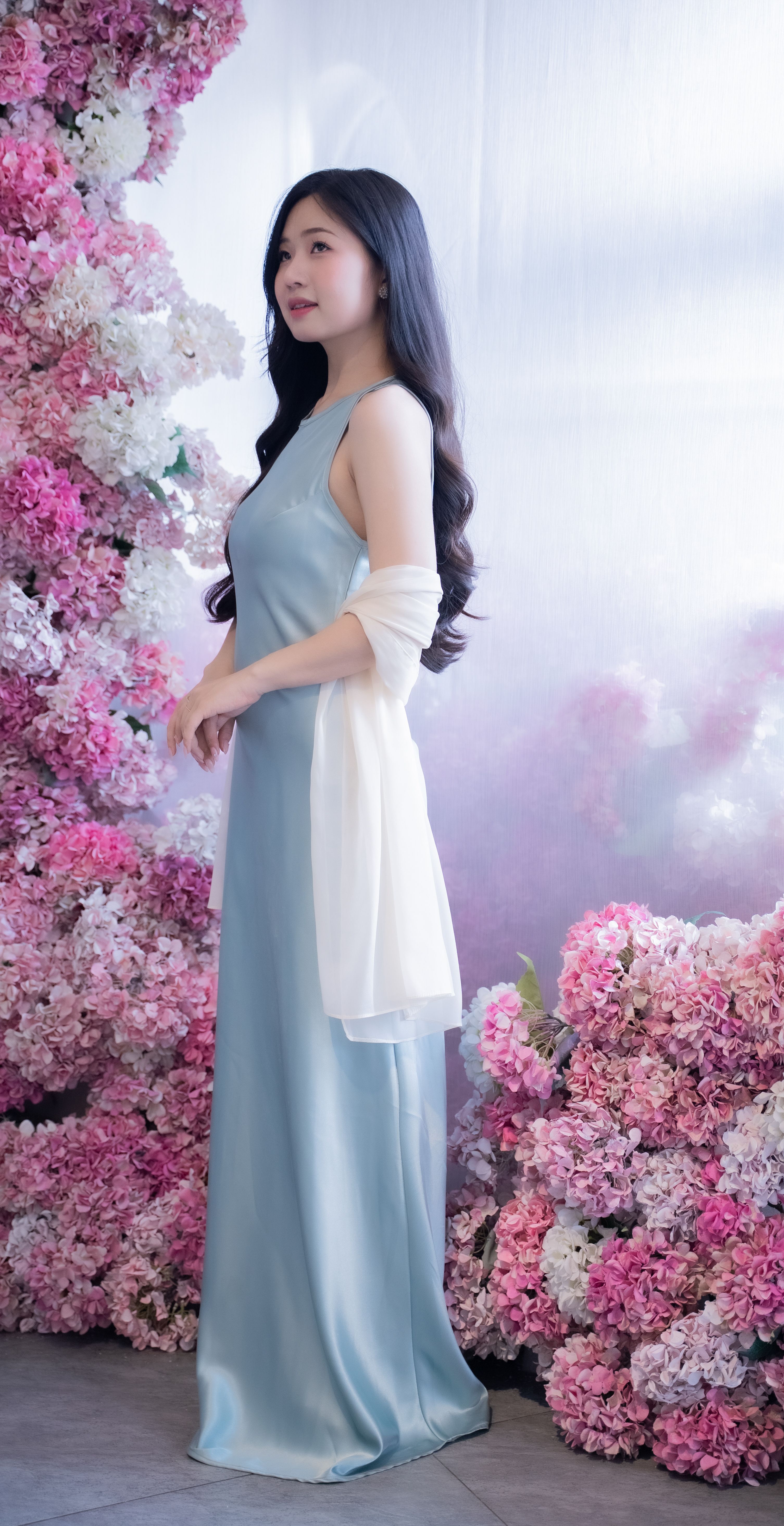 Santorini Satin Wrap Dress In Dusty Blue Photos, Download The BEST Free Santorini  Satin Wrap Dress In Dusty Blue Stock Photos & HD Images