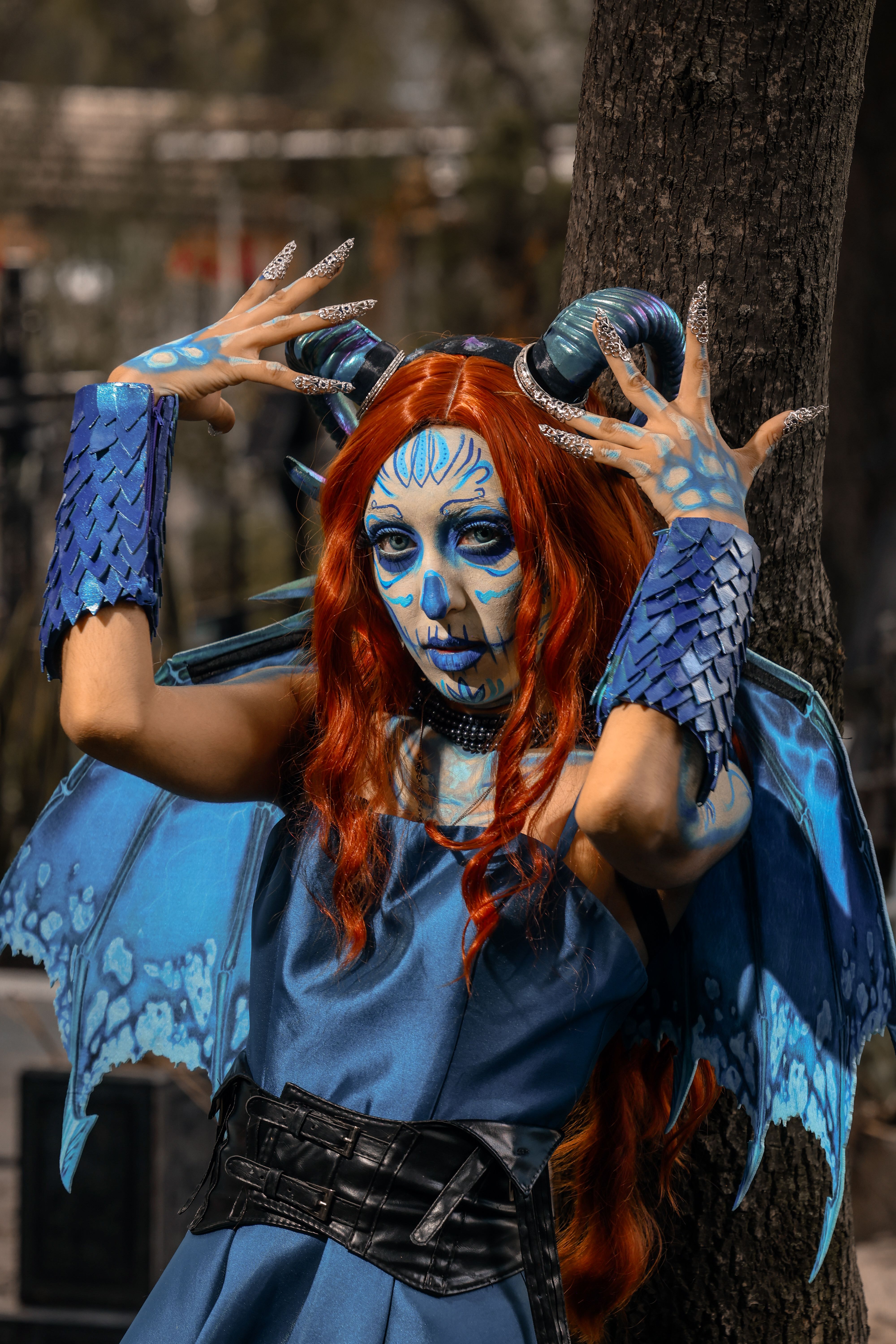 Cosplay Portrait of a Fantasy Character Outdoors · Free Stock Photo
