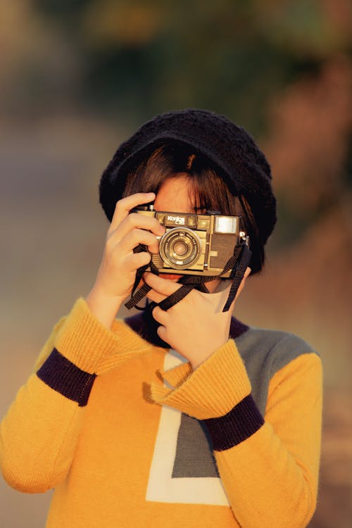 人民, 女人, 復古相機 的 免費圖庫相片