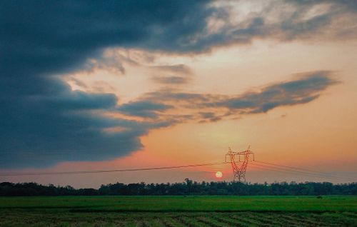 Free Sunset scene Stock Photo
