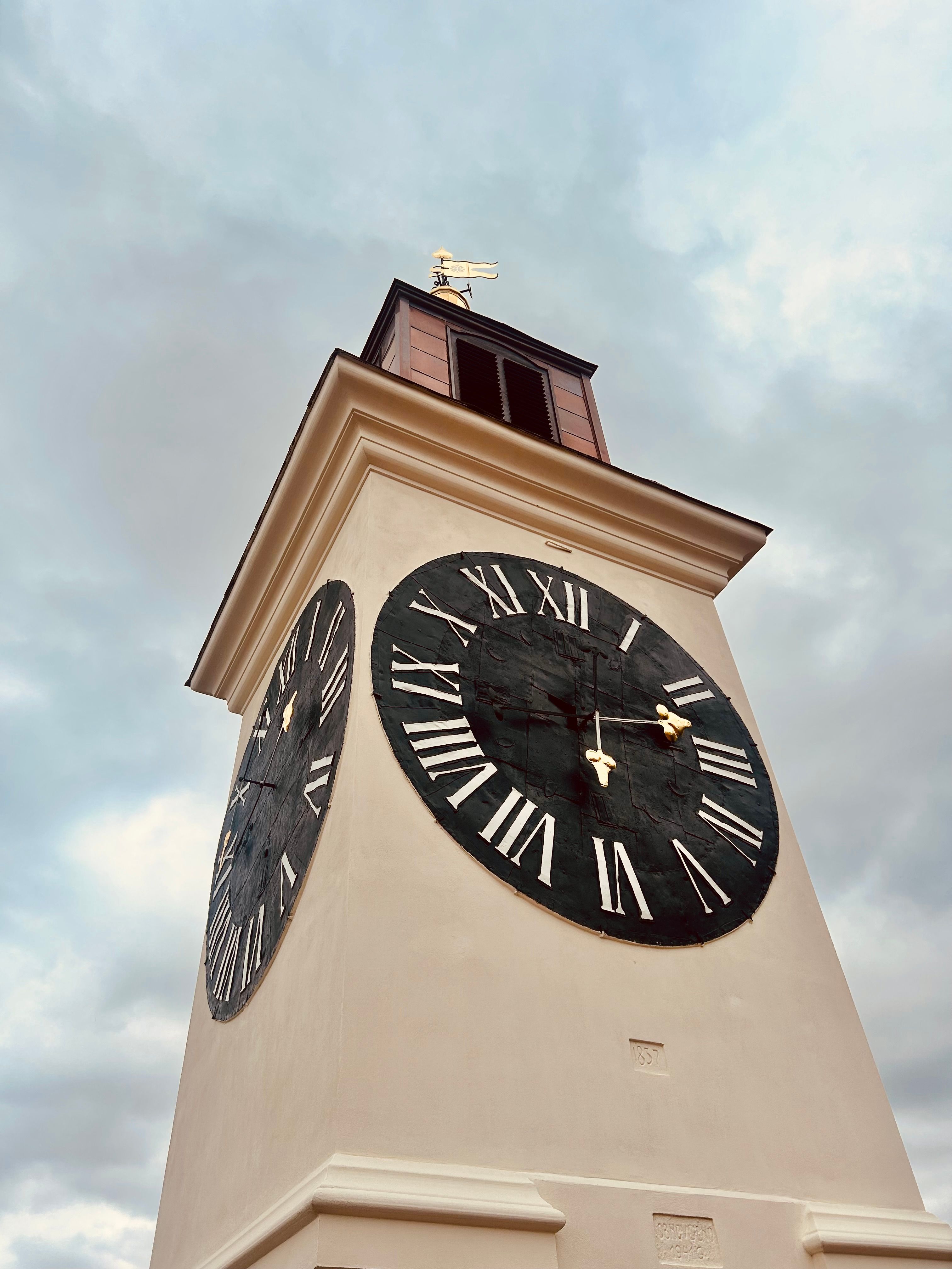 Historic Clock Tower Against Dramatic Sky · Free Stock Photo