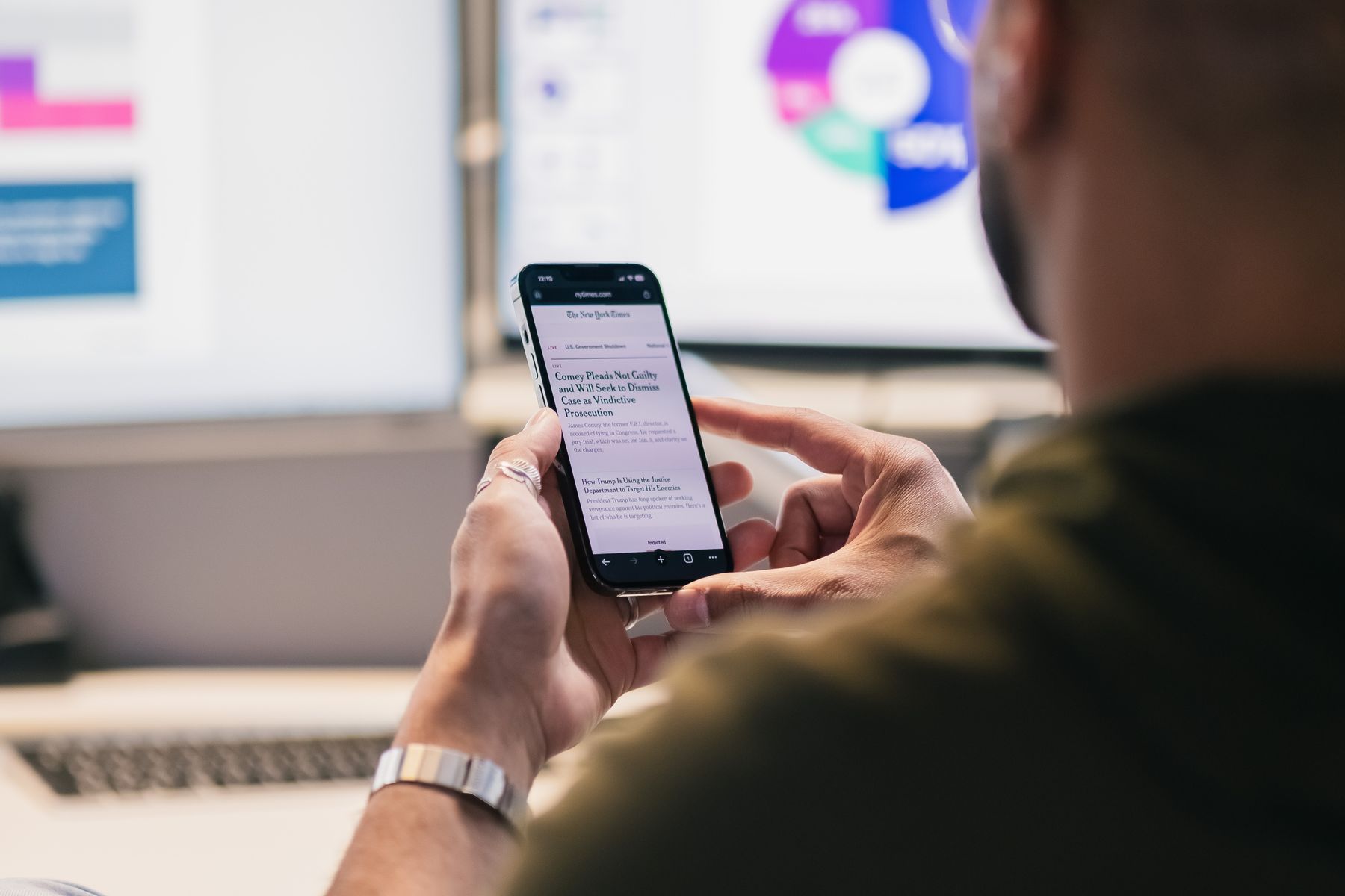 Cross-Platform App Development — professional business environment
