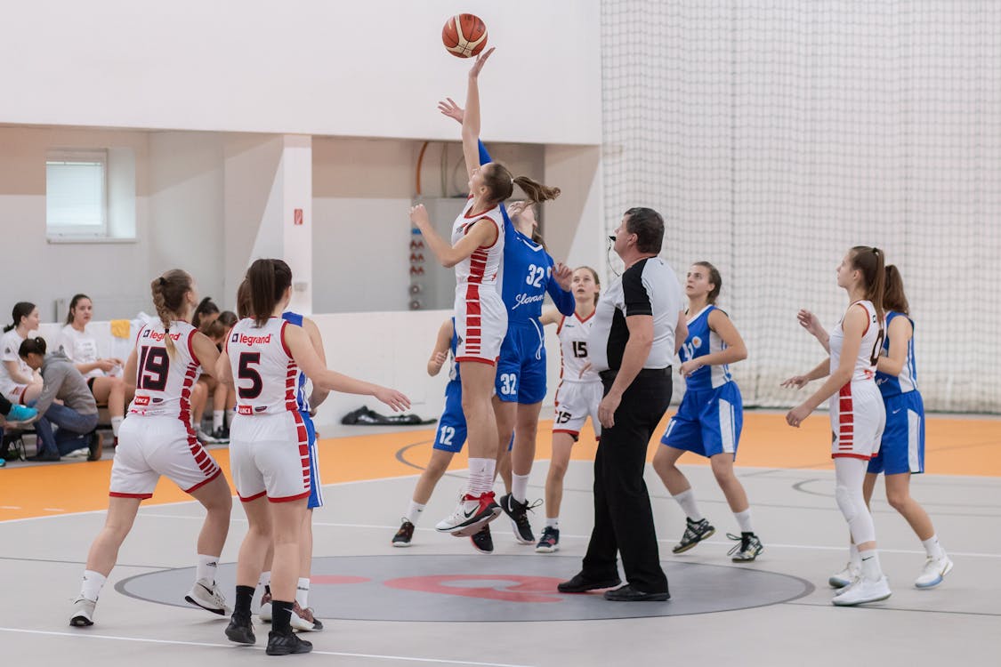 Free Photo Of Women Playing Basketball Stock Photo