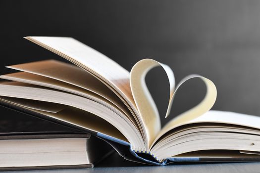 open book pages