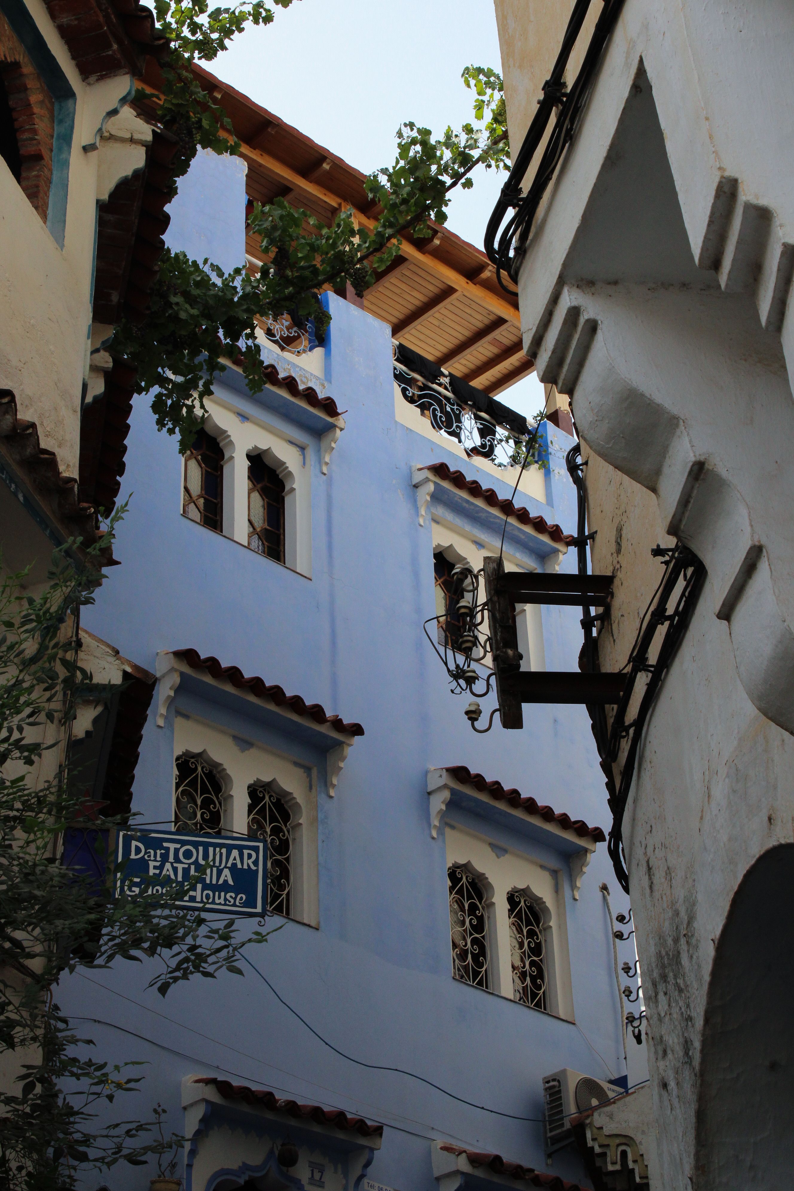 Blue architecture in the medina —  في المغرب