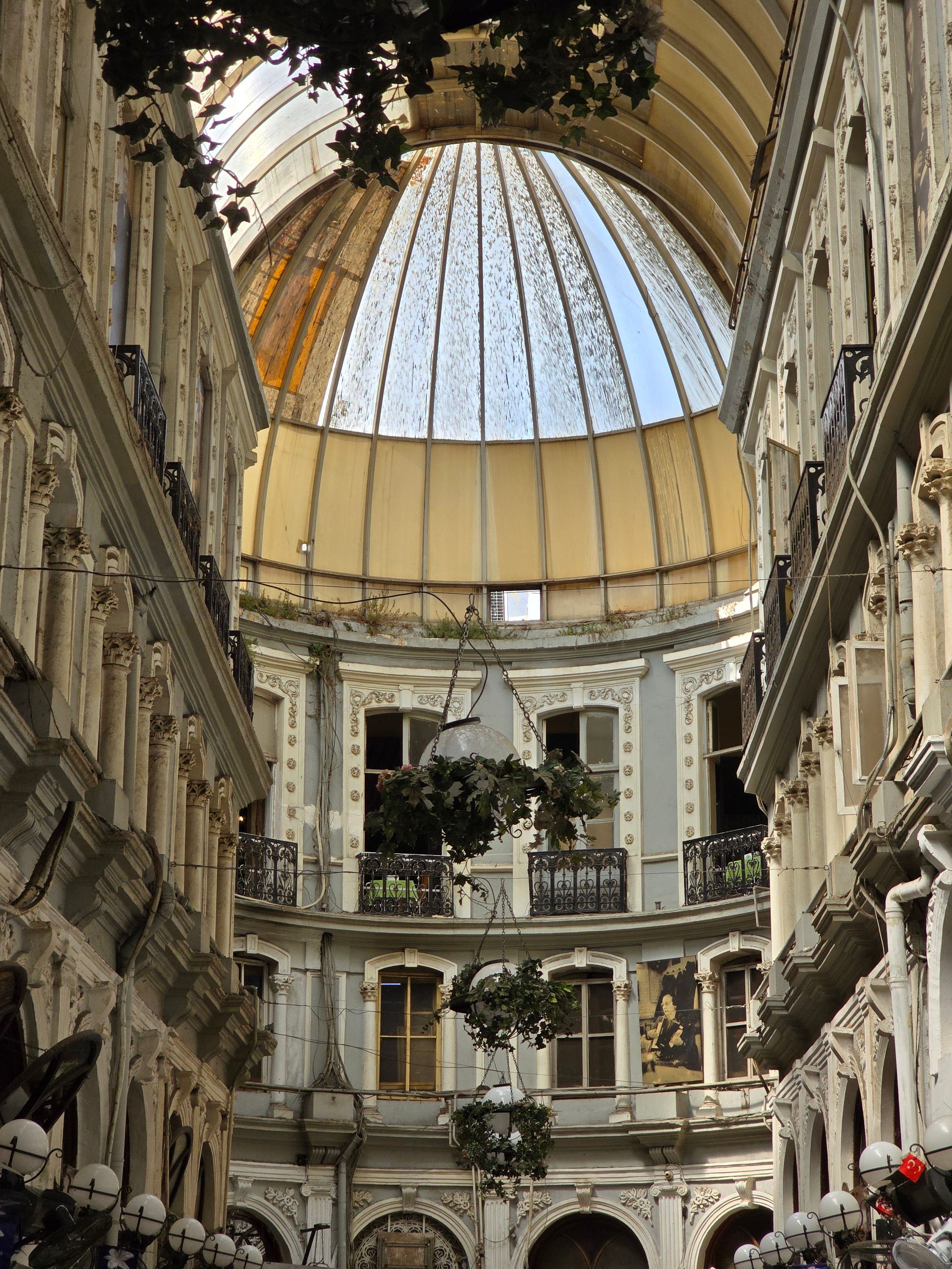 Historic Passageway in Istanbul with Glass Dome · Free Stock Photo