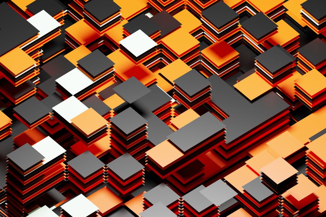 Abstract Design Block Vibrant Geometric Abstract 3D Blocks Design · Free Stock Photo