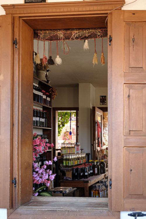 Free Explore a cozy boutique in Şirince, Türkiye, showcasing local products and rustic charm. Stock Photo