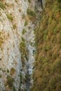 Aerial View of Rugged Canyon Landscape