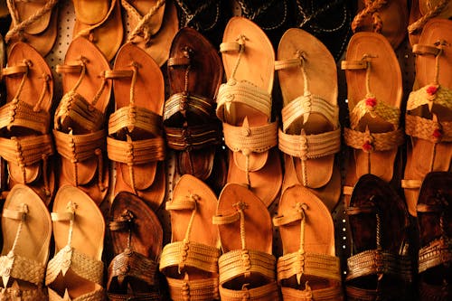 Free stock photo of indian, leather goods, shoes