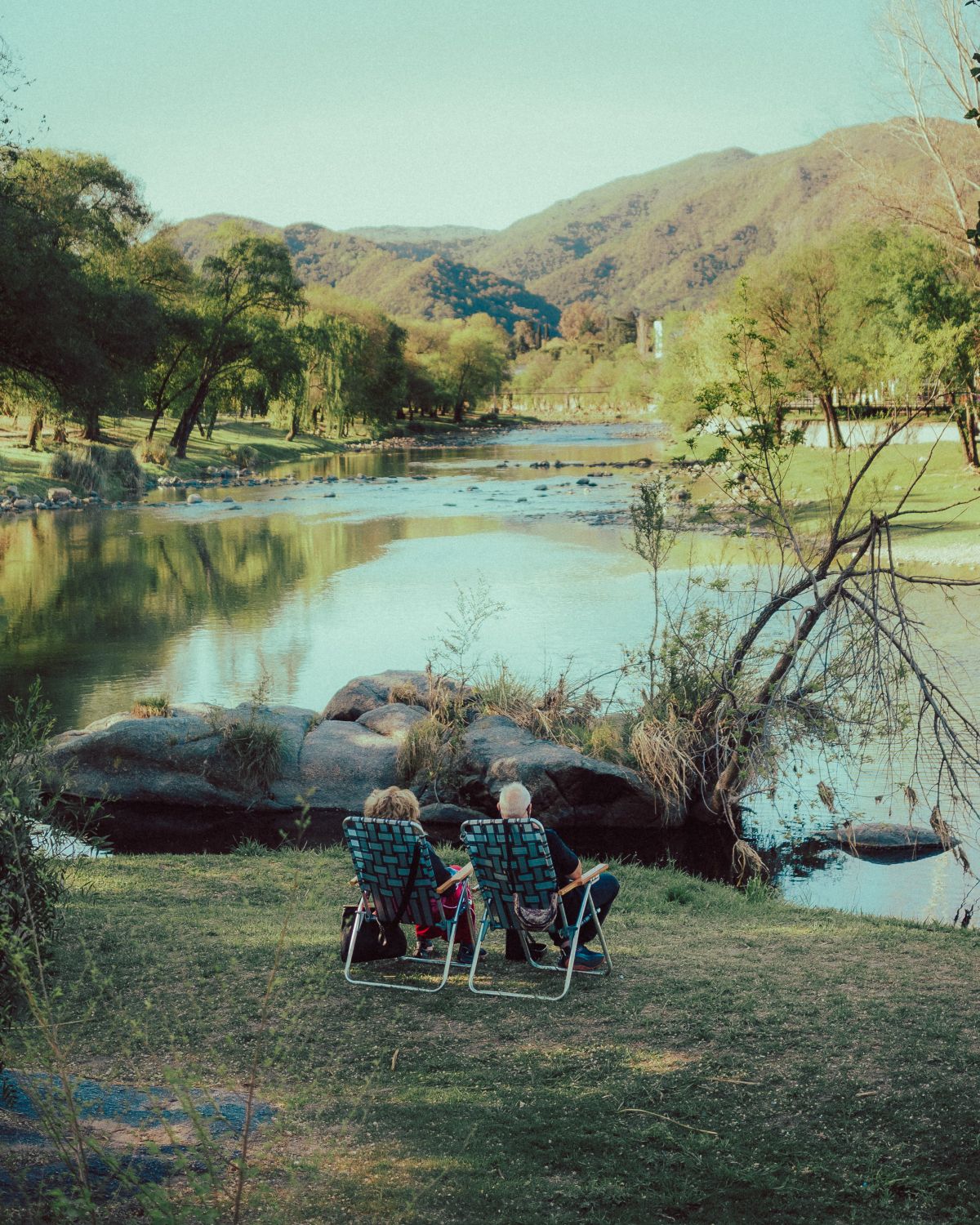 Ian Rivers Serene Outdoor Relaxation by Argentinian River · Free Stock Photo